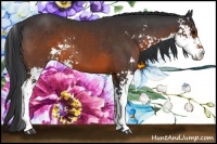 Horse Color:Brown Sabino