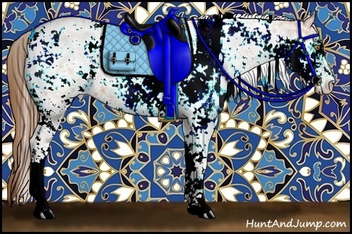 Horse Color:Bay Pearl Sabino Brindle