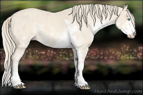 Horse Color:Perlino Sabino  Brindle