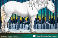 Horse Color:Plaid  Smoky Black Pearl Appaloosa Rabicano 