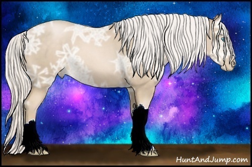 Horse Color:Silver Buckskin Ice Pearl 