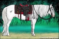 Horse Color:Chocolate Palomino Pearl Varnish Rabicano 