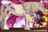 Horse Color:Perlino 