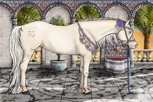 Horse Color:Silver Amber Cream Champagne Pearl 