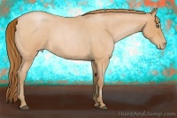Horse Color:Bay Roan Pearl 