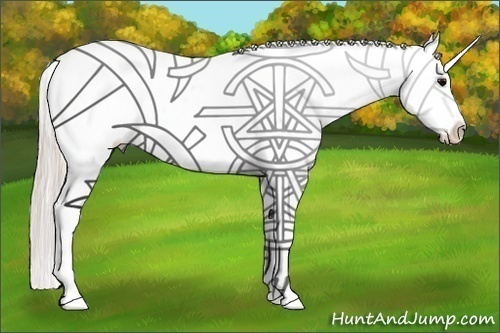 Horse Color:White Spotted Silver Black Ice Appaloosa Brindle