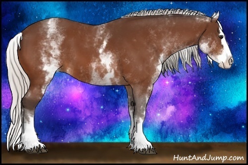 Horse Color:White Spotted Silver Bay Splash 