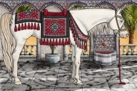 Horse Color:Smoky Creme Roan Dun 