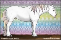 Horse Color:Nacre Watercolor Palomino Dun Splash Varnish