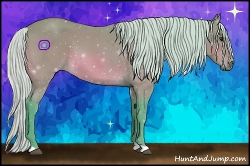 Horse Color:Watercolor Silver Bay