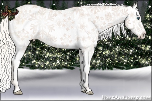 Horse Color:Gold Cream Champagne Pearl Frame Varnish Rabicano