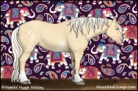 Horse Color:White Spotted Gold Cream Champagne