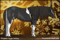 Horse Color:White Spotted Liver Chestnut Tobiano 