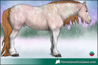 Horse Color:Chestnut Ice Tobiano