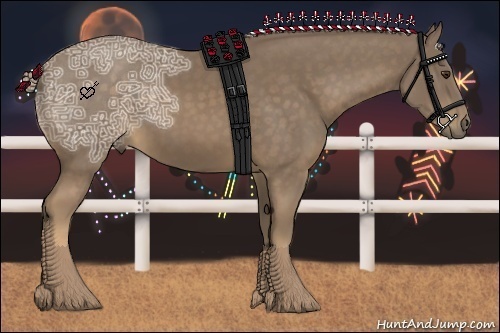 Horse Color:Chocolate Palomino Ice 