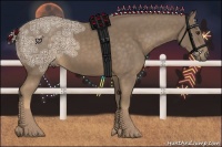 Horse Color:Chocolate Palomino Ice 