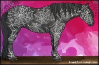 Horse Color:Black  Brindle