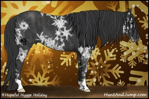 Horse Color:Black Ice  Brindle