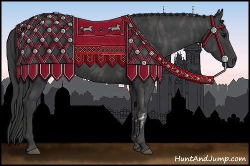 Horse Color:Black  Brindle