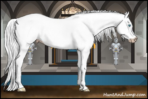 Horse Color:Gray Silver Perlino Dun Tobiano