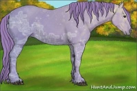 Horse Color:Watercolor Liver Chestnut Ice