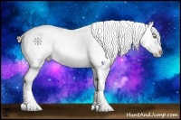 Horse Color:Liver Chestnut Pearl Sabino Frame Snowcap 