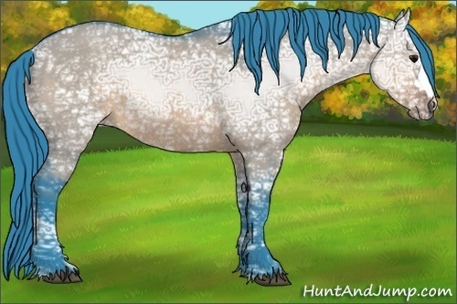 Horse Color:Watercolor Brown Ice Dun
