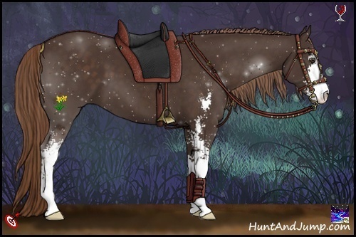 Horse Color:Liver Chestnut Sabino