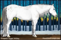 Horse Color:White Spotted Liver Chestnut Ice Splash Frame Appaloosa