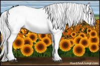 Horse Color:Gray Chestnut Varnish Rabicano 