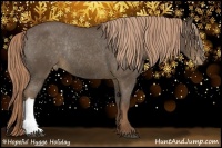 Horse Color:Liver Chestnut Varnish Rabicano 