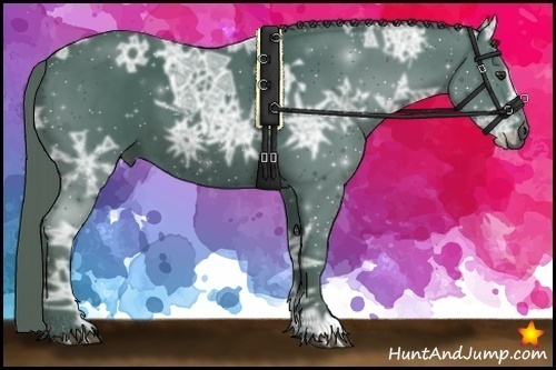 Horse Color:Watercolor Liver Chestnut Ice
