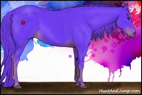 Horse Color:Watercolor Liver Chestnut 