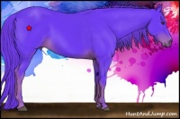 Horse Color:Watercolor Liver Chestnut 