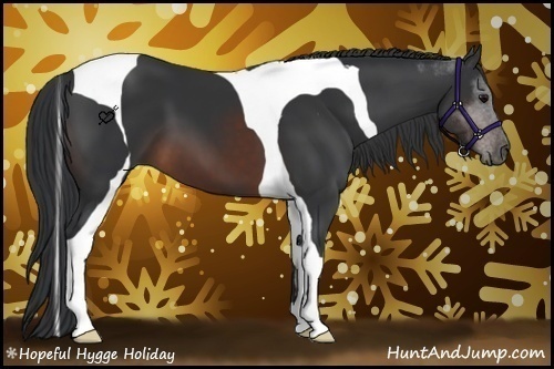Horse Color:Brown Sabino Tobiano