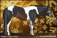 Horse Color:Brown Sabino Tobiano