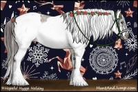 Horse Color:Bay Sabino Frame Blanket 