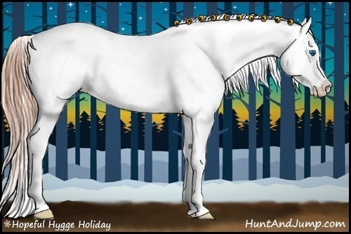 Horse Color:White Spotted Chestnut Splash Frame Varnish