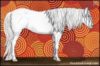 Horse Color:Palomino Pearl Splash Varnish 