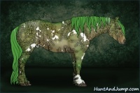 Horse Color:Watercolor White Spotted Liver Red Dun Ice 