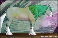 Horse Color:Watercolor Sable Champagne Splash and Watercolor Sable Champagne Splash