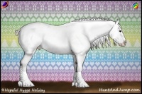 Horse Color:Watercolor Silver Black Sabino Appaloosa Rabicano 