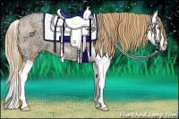 Horse Color:Gold Champagne Ice Roan Pearl Splash 