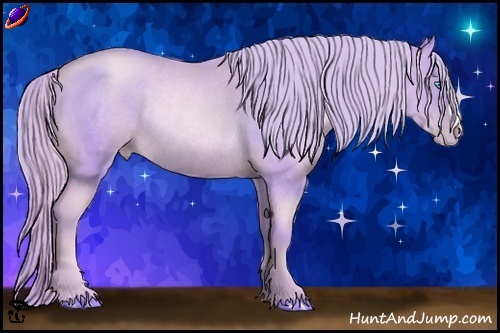 Horse Color:Watercolor Palomino Pearl Rabicano 