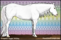 Horse Color:Watercolor Silver Classic Champagne Dun Splash Blanket Rabicano 
