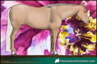 Horse Color:Silver Black Pearl Mushroom 