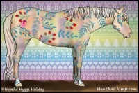 Horse Color:Nacre Silver Classic Champagne Dun 