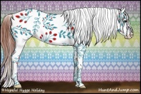 Horse Color:Brown Roan Dun Blanket 