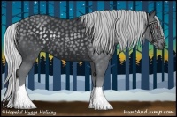 Horse Color:Silver Black Chinchilla