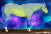 Horse Color:Watercolor Bay Roan 